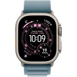 Apple Watch Ultra 3 Natürliches Titan Band:Hellblau Gr, L 64GB 49mm