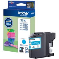 Brother Original - Tinte cyan -  LC221C