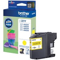 Brother Original - Tinte gelb -  LC221Y