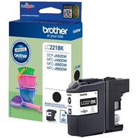 Brother Original - Tinte schwarz  -  LC221BK