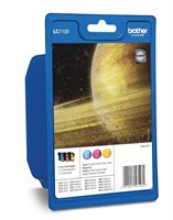 Brother Tinte farbig 3erPack (CMY) , LC1100CMY