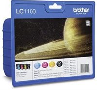 Brother Tinte Valuepack (BK+CMY) , LC1100PACK