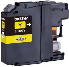 Brother Tintenpatrone gelb, LC123Y