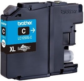 Brother Tintenpatrone XL cyan, LC125XLC