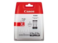 Canon Original 2er pack Tinte schwarz PGI570PGBKXL