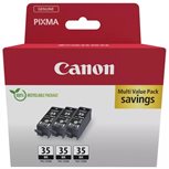 Canon Original 3er Pack Tinte schwarz - 3x9,3ml PGI-35BK - 1509B028