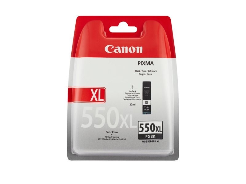 Canon Tintenpatrone schwarz PGI-550XLPGBK,6431B001