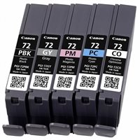 Canon Tintenset schwarz + farbig PGI-72PACK2