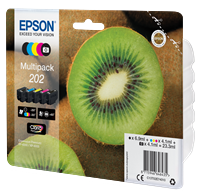 Epson Original Multipack Photo BK/BK/C/M/Y 202 Claria Premium Ink
