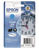 Epson Original - Tinte cyan - 27 DURABrite