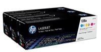 HP 128A original Tonerpaket cyan, magenta, gelb - CF371AM