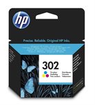 HP 302 original Tinte cyan, magenta, gelb - F6U65AE