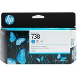 HP 738 original ink cyan - 498N5A