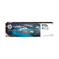 HP 973X original HC PageWide Tinte cyan - F6T81AE