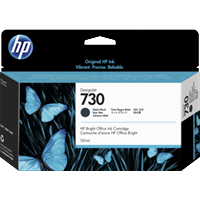 HP Original - 730 Tinte matt schwarz -  P2V65A