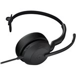 Jabra Evolve2 50 MS Mono Headset On-Ear Bluetooth kabelgeb, USB-A Schwarz