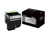 Lexmark 800X1 Toner schwarz - 80C0X10