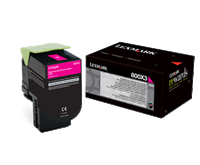 Lexmark 800X3 Toner magenta - 80C0X30