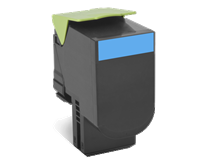 Lexmark 802XC Rückgabe-Toner cyan - 80C2XC0