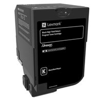 Lexmark HC Rückgabe-Tonerkassette black