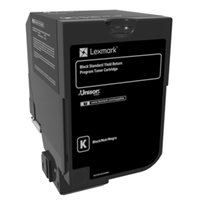 Lexmark original HC toner black - 74C2SK0