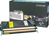 Lexmark Rückgabe-Tonerkassette gelb HC für C524
