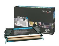 Lexmark Rückgabetonerkassette cyan für C736N
