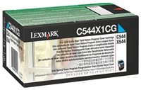 Lexmark Tonerkassette cyan HC für C544/X544
