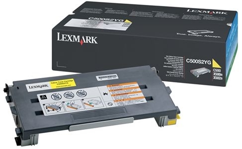 Lexmark Tonerkassette gelb, original, C500H2YG