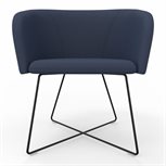Nowy Styl NAUDU ARMCHAIR CFSX-ROD dunkelblau/blau