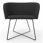 Nowy Styl NAUDU ARMCHAIR CFSX-ROD schwarz/grau