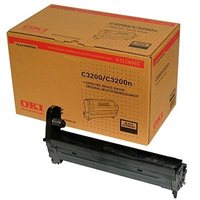 Oki Trommel schwarz, für Oki C3200, 42126665