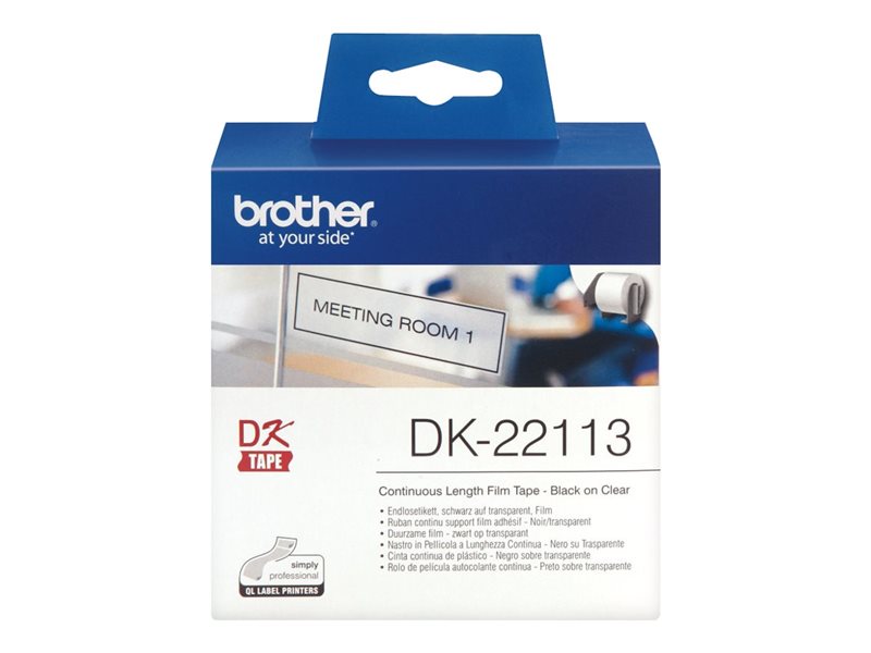 Brother Original labels role clear 6,2cm x 15,2m Brother Original labels role clear 6,2cm x 15,2m