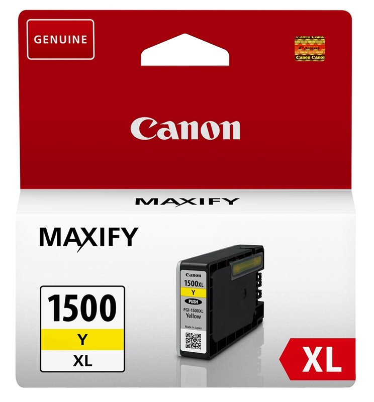 Canon original - PGI-1500XL Y - inc yellow Canon original - PGI-1500XL Y - inc yellow