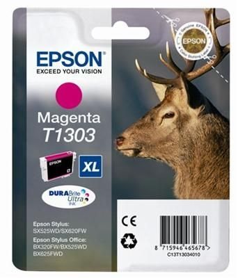Epson ink magenta XL for SX525WD, T13034010 Epson ink magenta XL for SX525WD, T13034010