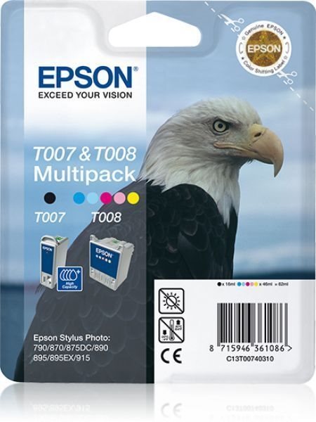 Epson Multipack T007 plus T008 Epson Multipack T007 plus T008