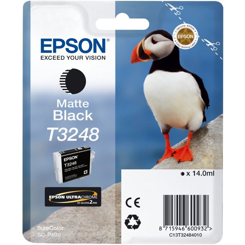Epson Original - ink T3248 matt black Epson Original - ink T3248 matt black
