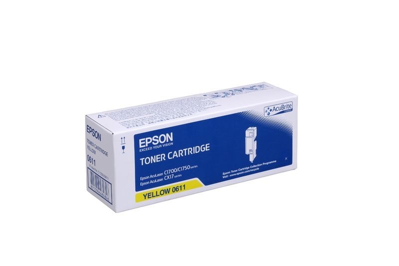 Epson toner yellow HC for AcuLaser CX17, C13S05061 Epson toner yellow HC for AcuLaser CX17, C13S05061