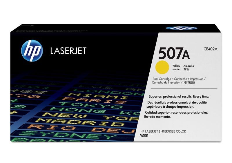HP 507A original toner yellow - CE402A HP 507A original toner yellow - CE402A