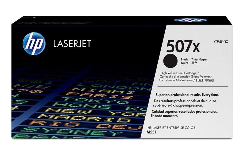 HP 507X original HC toner black - CE400X HP 507X original HC toner black - CE400X