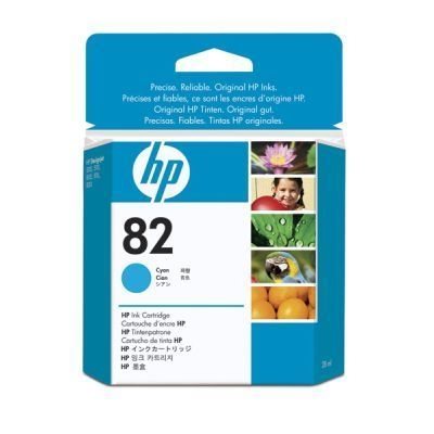 HP 82 original ink cyan - CH566A HP 82 original ink cyan - CH566A