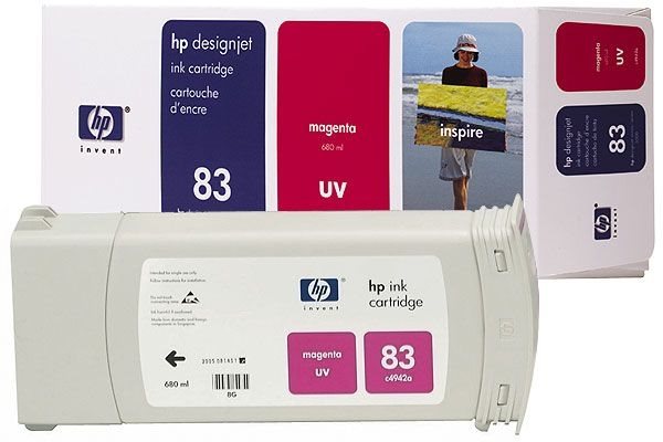 HP 83 original ink magenta - C4942A HP 83 original ink magenta - C4942A