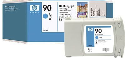HP 90 original ink cyan - C5061A HP 90 original ink cyan - C5061A
