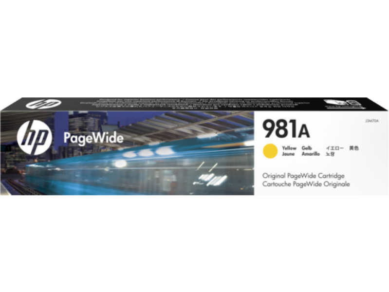 HP 981A original PageWide ink yellow - J3M70A HP 981A original PageWide ink yellow - J3M70A