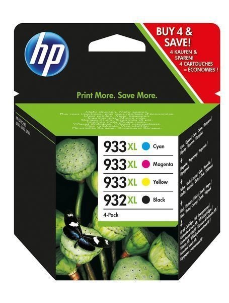 HP HP 932XL/HP 933XL original Xl ink black, cyan, magenta, yellow - C2P42AE HP HP 932XL/HP 933XL original Xl ink black, cyan, magenta, yellow - C2P42AE