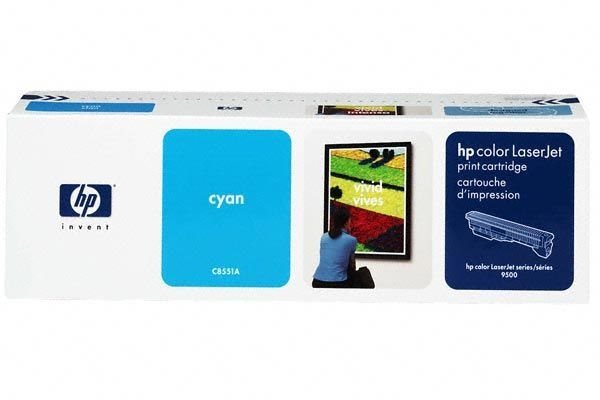 HP toner cartridge for color Laserjet 9500, cyan HP toner cartridge for color Laserjet 9500, cyan